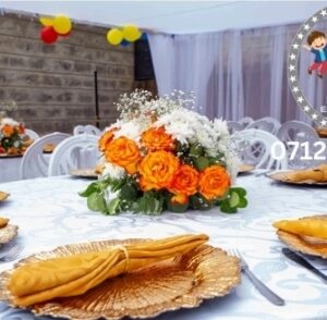 FLAT PLATE CENTERPIECE